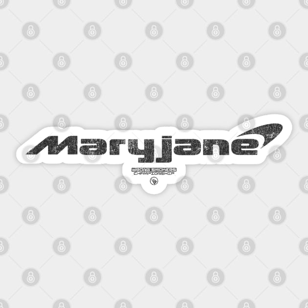Mary Jane Sticker by Wrongteeshirt